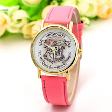 Load image into Gallery viewer, Ho Harry Potter watch fashion watch leather brand watch casual hot sale wear quartz watch for men and women erkek kol saati