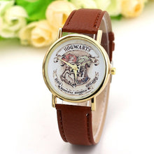 Load image into Gallery viewer, Ho Harry Potter watch fashion watch leather brand watch casual hot sale wear quartz watch for men and women erkek kol saati